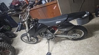Pitbike Motocross Negra