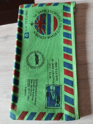 Estuche Vintage Luchtpost 1970