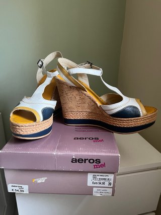 Aeros Me! Sandali Zeppa Donna Tg 39