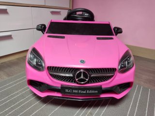 Coche eléctrico infantil rosa