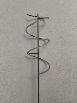 Lámpara de pie espiral salón