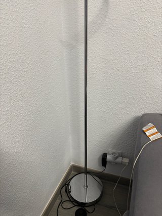 Lámpara de pie espiral salón