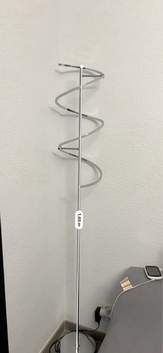 Lámpara de pie espiral salón