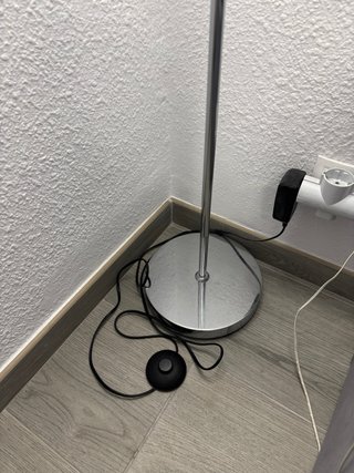 Lámpara de pie espiral salón
