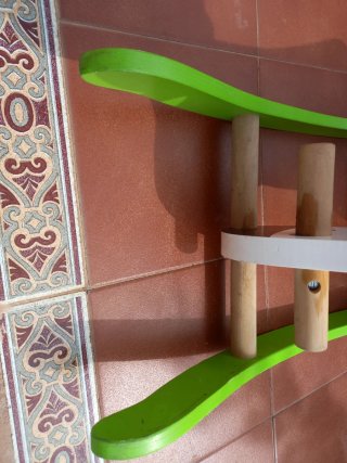 Caballito balancín de madera