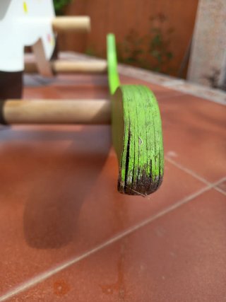 Caballito balancín de madera
