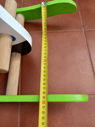 Caballito balancín de madera