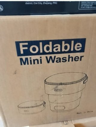 Mini Lavadora Plegable Portátil