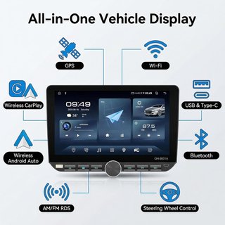 Radio Coche Android 14 10.1 4G+64G
