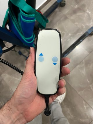 Grúa personas mayores batería nueva
