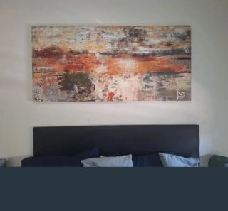 Cuadro Abstracto Moderno Lienzo