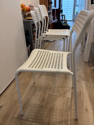 Lote 4 Sillas Blancas Ikea
