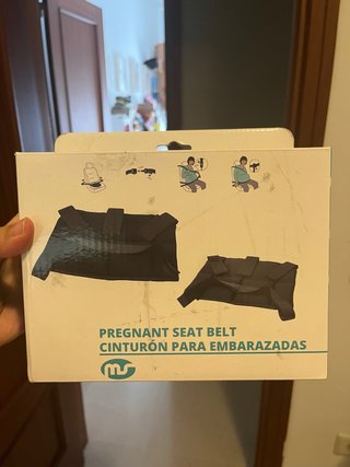 Cinturón seguridad embarazada