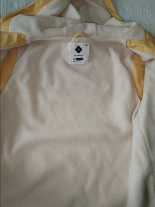 Chubasquero amarillo talla 7-8 años