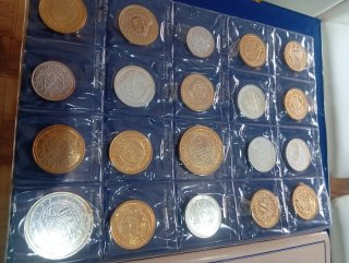 Colección histórica baño de oro y plata puros