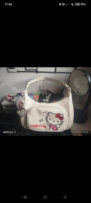 Bolso Hello Kitty blanco pequeño
