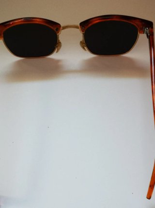 Gafas Vintage Margaret Astor Marrón/Dorado