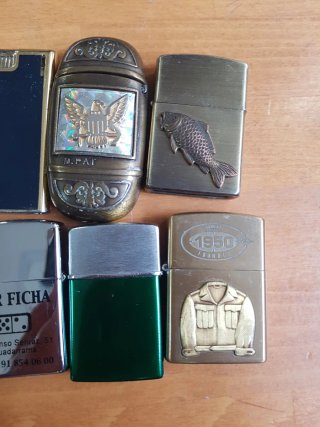 Lote 10 mecheros variados
