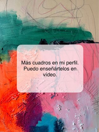 Cuadro GRANDE abstracto, 100x70cm