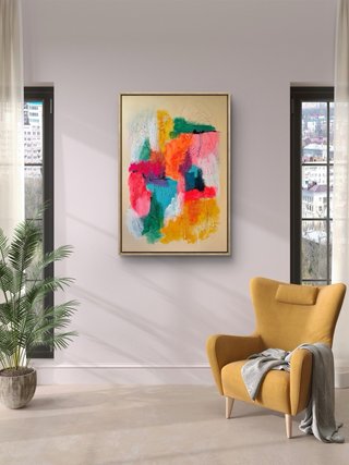 Cuadro GRANDE abstracto, 100x70cm