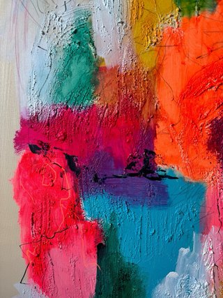 Cuadro GRANDE abstracto, 100x70cm