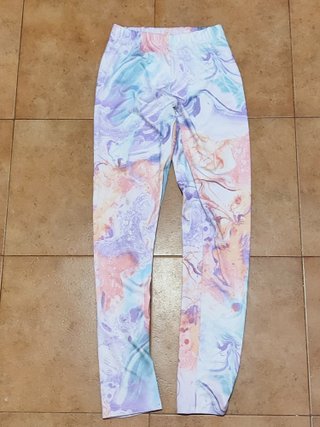 Conjunto deportivo estampado multicolor
