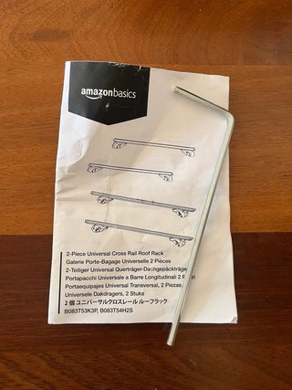 Barras de techo Amazon Basics 132 cm