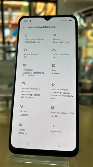 Oppo Find X2 Lite Azul Marino 128GB