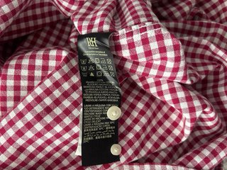 Camisa Pedro del Hierro cuadros rojo y blanco