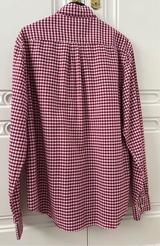 Camisa Pedro del Hierro cuadros rojo y blanco