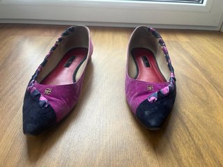 Zapatos planos Carolina Herrera piel ante