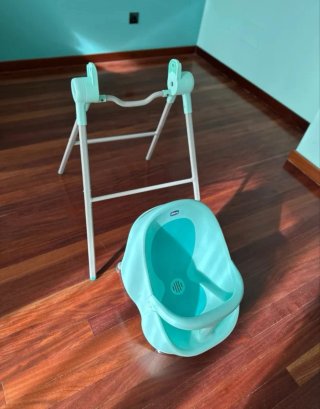 Bañera bebé con patas plegable marca Chicco
