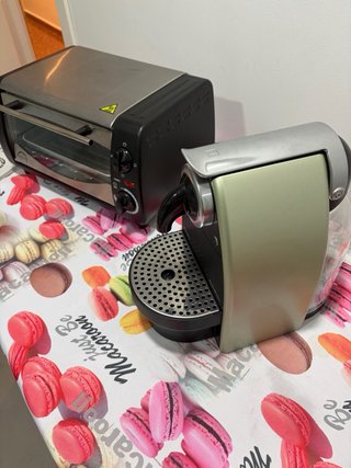 Mini Grill Tostador y Cafetera Nespresso