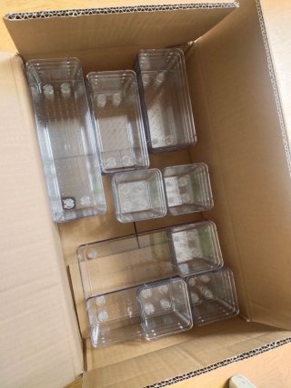 27 Cajas Organizadoras Plástico Varias Medidas