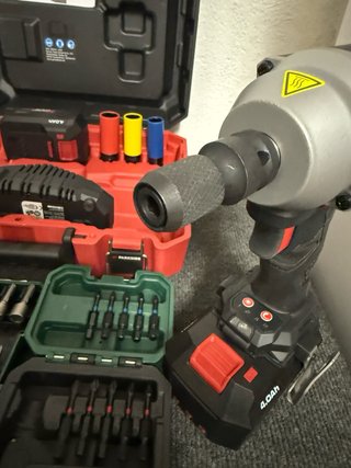 Llave de impacto Parkside 20V 600Nm + 2 baterías