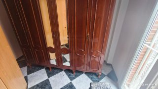 Armario de madera 3 puertas con espejos
