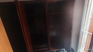 Armario de madera 3 puertas con espejos