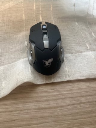 Ratón Gaming Negro y Plateado