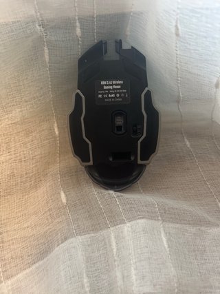 Ratón Gaming Negro y Plateado