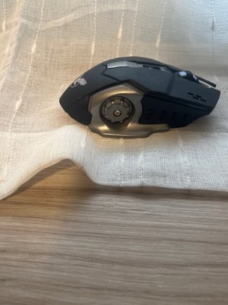 Ratón Gaming Negro y Plateado
