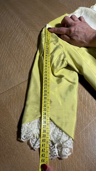 Corpiño Traje Fallera Dorado Talla 38 Incluye pala