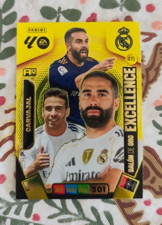 Carta Balón de Oro Excellence Carvajal
