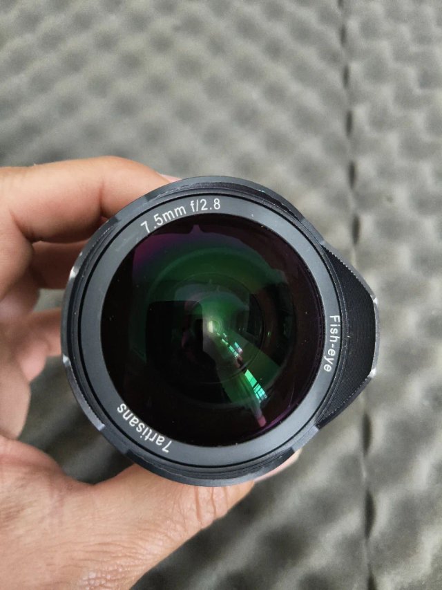 Objetivo 7artisans 7.5mm f/2.8 fish eye