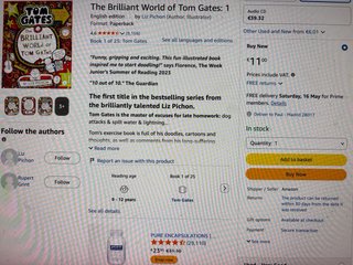 Tom Gates colección completa 1-15 inglés