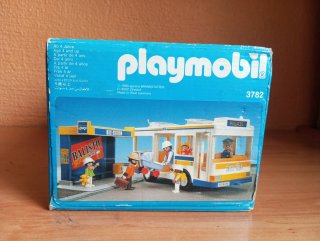 586. Playmobil autobus urbano años 90 3782