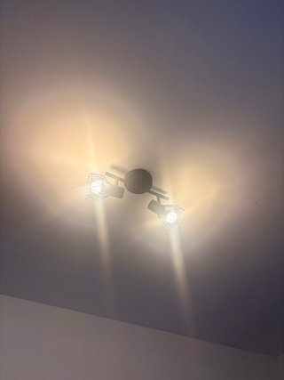 Lampada da soffitto nera