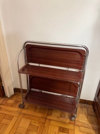 Camarera vintage madera y metal