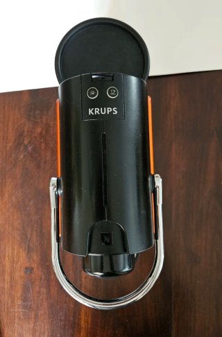 Cafetera Nespresso Pixie Krups Naranja