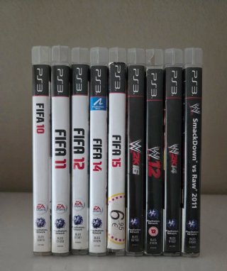 Lote 9 Juegos PS3 FIFA WWE