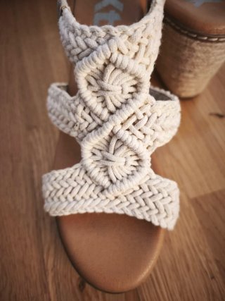 Xti Sandalias Cuña Beige y Marrón